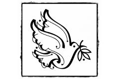 Porumbelul simbol al pacii